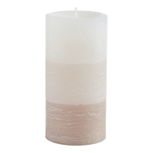 Pier 1 Magnolia Blooms 3X6 Layered Pillar Candle