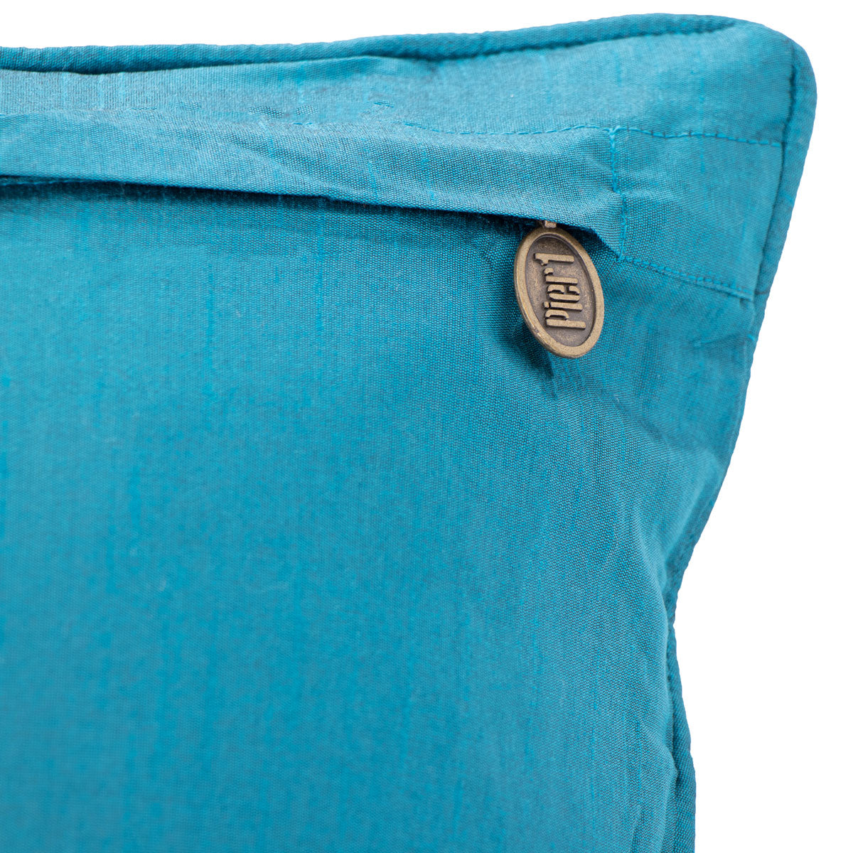 Teal velvet beaded peacock pillow sale