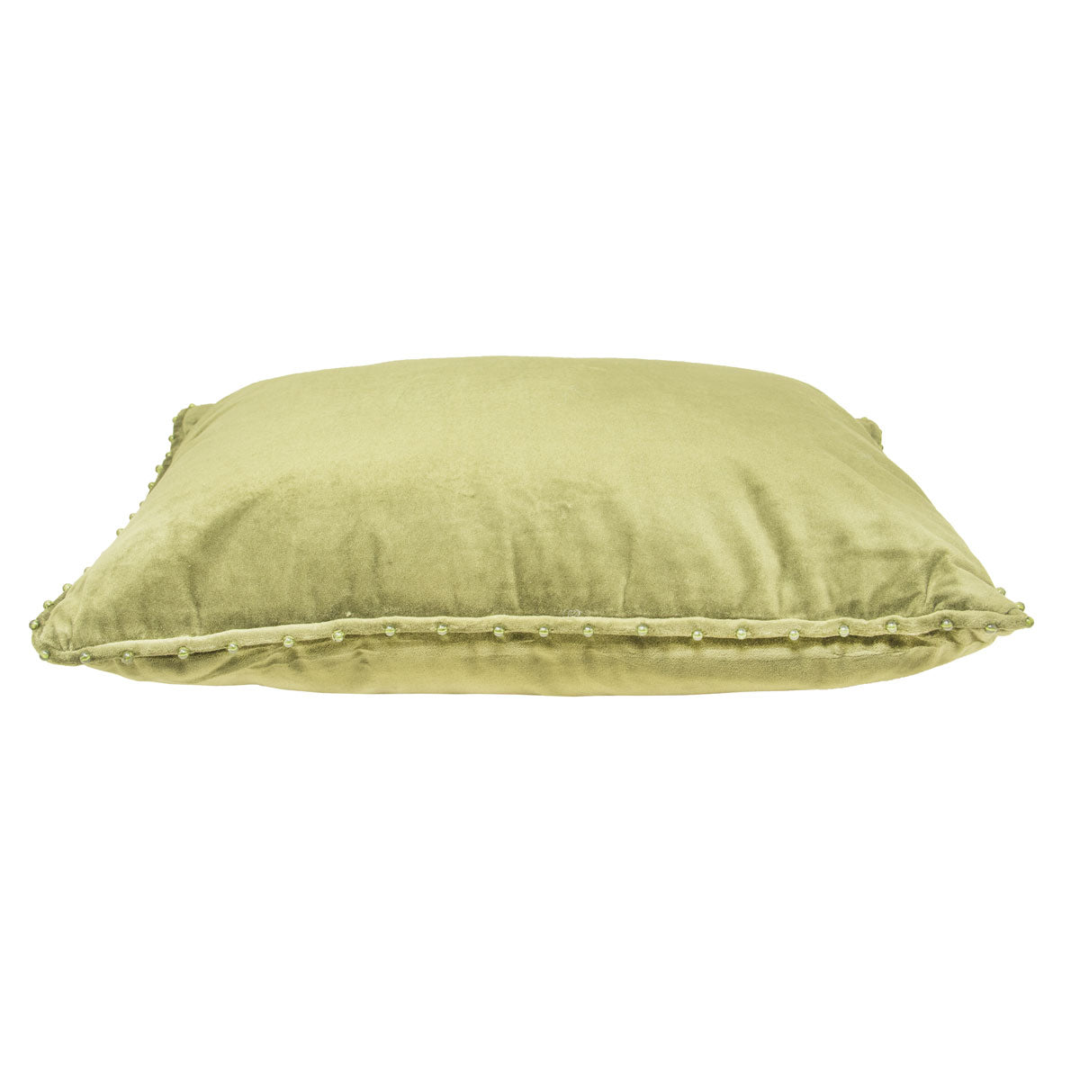 Pier 1 Green Velvet Lumbar Pillow